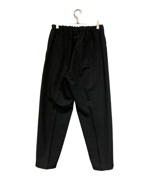 MM6 Maison Margiela（エムエムシックスメゾンマルジェラ）MM6 Maison Margiela (エムエムシックスメゾンマルジェラ) ドローストリング ストレート パンツ ブラック サイズ:SIZE 36の古着・服飾アイテム