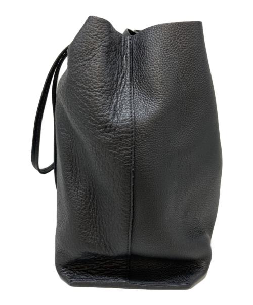 VERSACE（ヴェルサーチェ）VERSACE (ヴェルサーチェ) メデューサ レザー トートバッグ ブラックの古着・服飾アイテム