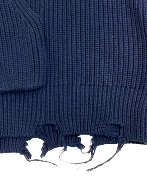 scuffers（スカッファー）SCUFFERS (スカッファー) Knit Zipper ネイビー サイズ:SIZE Lの古着・服飾アイテム