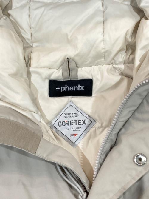 PHENIX（フェニックス）PHENIX (フェニックス) 別注 GORE-TEX フードダウンジャケット ベージュ サイズ:SIZE Lの古着・服飾アイテム