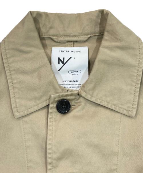 NEUTRAL WORKS（ニュートラルワークス）NEUTRAL WORKS (ニュートラルワークス) ツイルカバーオール ベージュ サイズ:SIZE Lの古着・服飾アイテム