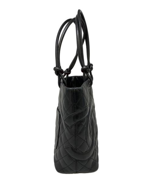 CHANEL（シャネル）CHANEL (シャネル) カンボンライン トートバッグ ブラックの古着・服飾アイテム