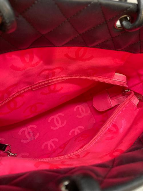 CHANEL（シャネル）CHANEL (シャネル) カンボンライン トートバッグ ブラックの古着・服飾アイテム