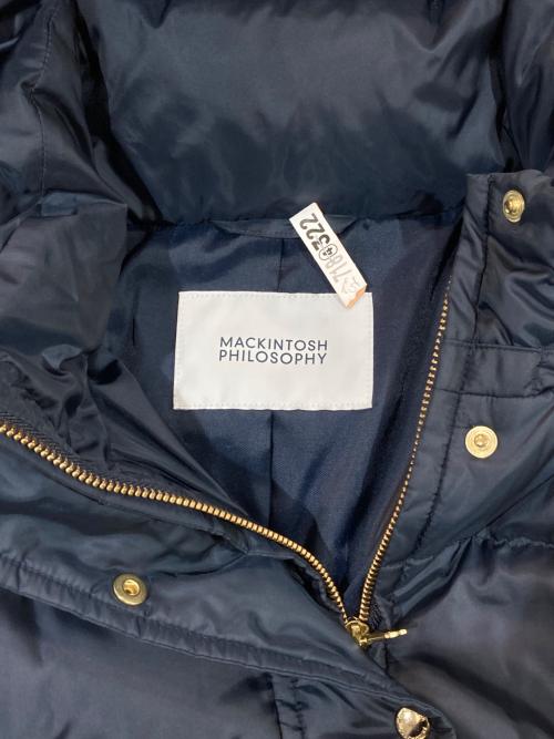 MACKINTOSH PHILOSOPHY（マッキントッシュ フィロソフィー）MACKINTOSH PHILOSOPHY (マッキントッシュ フィロソフィー) ダウンコート ネイビー サイズ:SIZE 36の古着・服飾アイテム
