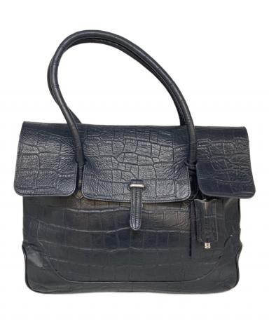 中古・古着通販】PELLE MORBIDA (ペッレモルビダ) クロコ型押し トート