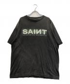 SAINT MICHAELセントマイケル）の古着「SAINT SS TEE」｜ブラック