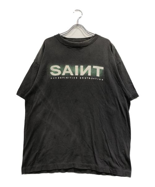 SAINT MICHAEL（セントマイケル）SAINT MICHAEL (セントマイケル) SAINT SS TEE ブラック サイズ:Lの古着・服飾アイテム