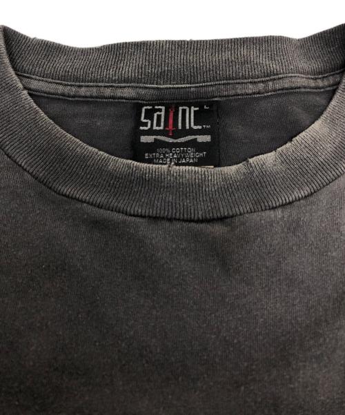 SAINT MICHAEL（セントマイケル）SAINT MICHAEL (セントマイケル) SAINT SS TEE ブラック サイズ:Lの古着・服飾アイテム