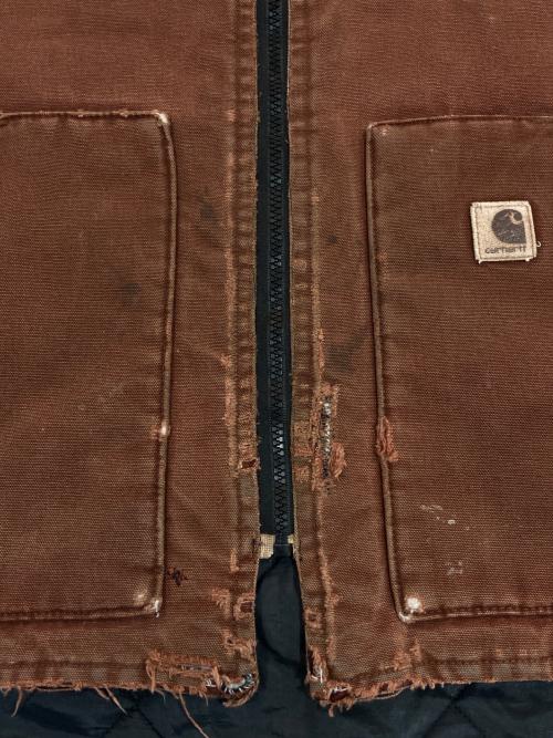 CarHartt（カーハート）CarHartt (カーハート) ダックベスト ブラウン サイズ:SIZE 2XLの古着・服飾アイテム