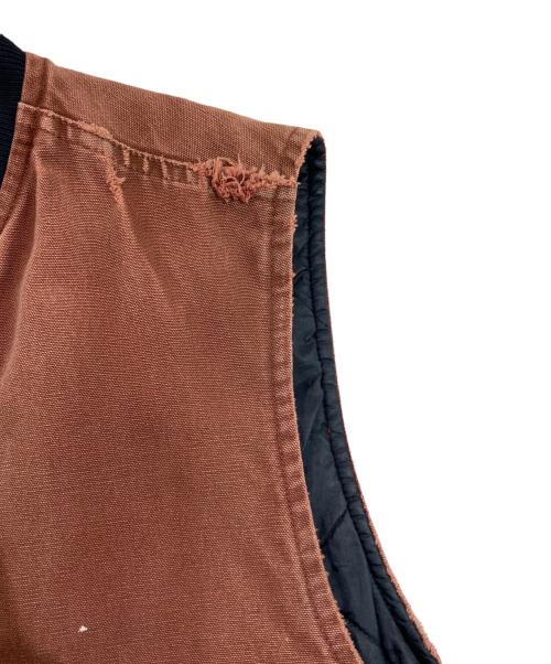 CarHartt（カーハート）CarHartt (カーハート) ダックベスト ブラウン サイズ:SIZE 2XLの古着・服飾アイテム