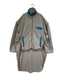 FACETASM（ファセッタズム）の古着「フリースデザインコート」｜グレー