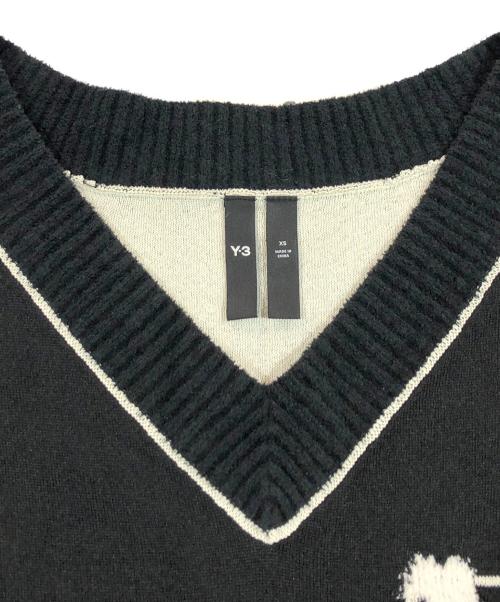 Y-3（ワイスリー）Y-3 (ワイスリー) LOG KNIT VEST ブラック サイズ:SIZE XSの古着・服飾アイテム