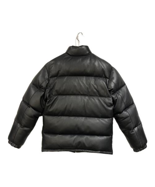 Schott（ショット）Schott (ショット) ラムレザーダウンジャケット ブラック サイズ:SIZE 38の古着・服飾アイテム