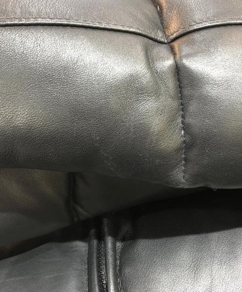 Schott（ショット）Schott (ショット) ラムレザーダウンジャケット ブラック サイズ:SIZE 38の古着・服飾アイテム