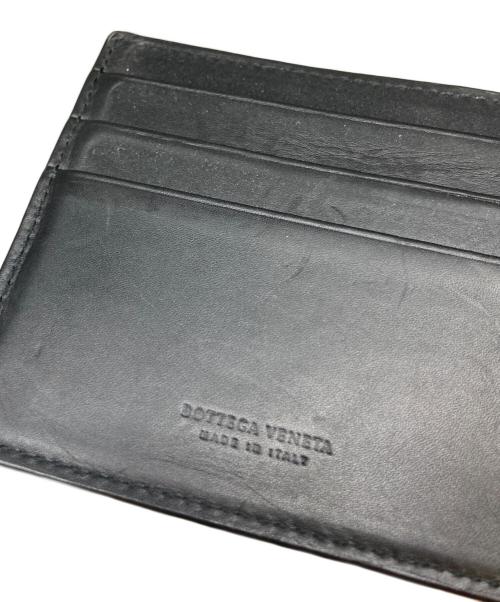 BOTTEGA VENETA（ボッテガベネタ）BOTTEGA VENETA (ボッテガベネタ) イントレチャート マネークリップ ブラックの古着・服飾アイテム