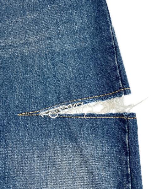 Maison Margiela（メゾンマルジェラ）Maison Margiela (メゾンマルジェラ) SLASH DETAIL DENIM PANTS インディゴ サイズ:SIZE 40の古着・服飾アイテム