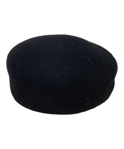 Yohji Yamamoto pour homme（ヨウジヤマモト プールオム）Yohji Yamamoto pour homme (ヨウジヤマモト プールオム) タックハンチングキャップ ブラック サイズ:SIZE 3の古着・服飾アイテム