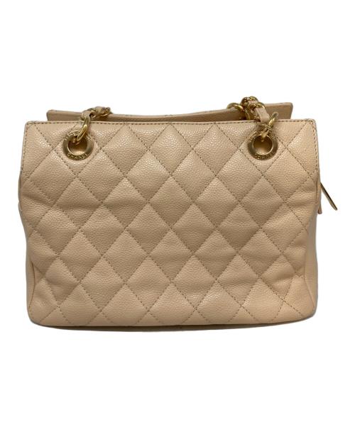 CHANEL（シャネル）CHANEL (シャネル) ココマークチェーンショルダーバッグ ベージュの古着・服飾アイテム