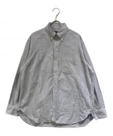 BEAMS PLUS×PALACE（ビームスプラス×パレス）の古着「ストライプシャツ」｜ブルー