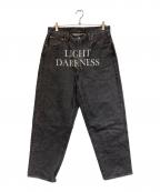 LEVI'S×UNDERCOVERリーバイス×アンダーカバー）の古着「コラボバギーデニムパンツ」｜ブラック