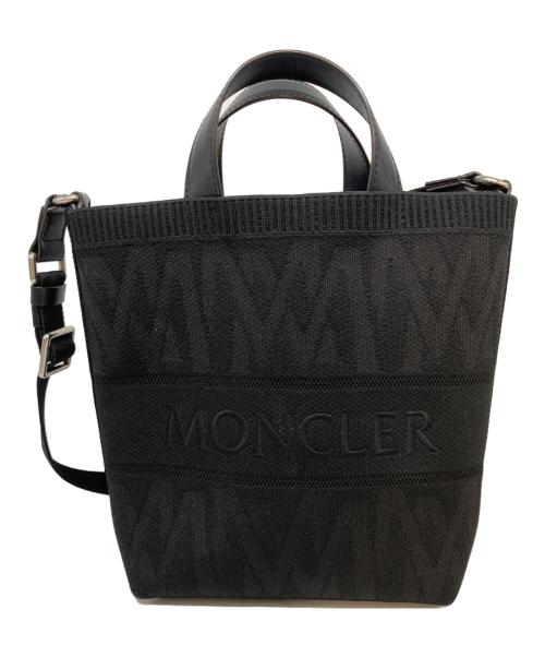MONCLER（モンクレール）MONCLER (モンクレール) MINI KNIT TOTE ブラックの古着・服飾アイテム