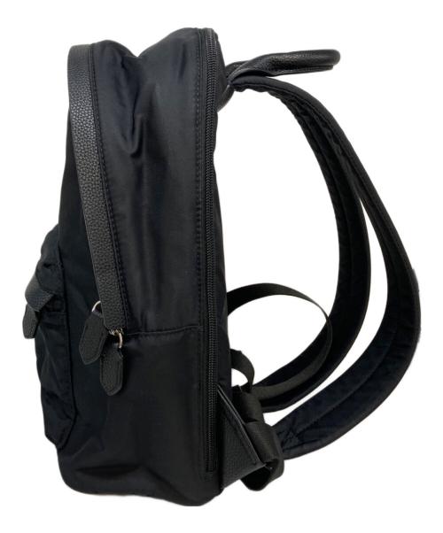 EMPORIO ARMANI（エンポリオアルマーニ）EMPORIO ARMANI (エンポリオアルマーニ) ナイロンバックパック ブラックの古着・服飾アイテム