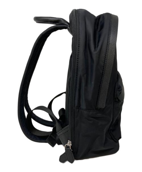 EMPORIO ARMANI（エンポリオアルマーニ）EMPORIO ARMANI (エンポリオアルマーニ) ナイロンバックパック ブラックの古着・服飾アイテム