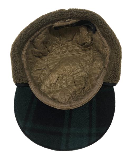 RRL（ダブルアールエル）RRL (ダブルアールエル) イヤーフラップウールキャップ グリーンの古着・服飾アイテム