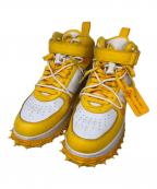 NIKE×OFFWHITEナイキ×オフホワイト）の古着「ハイカットスニーカー」｜イエロー