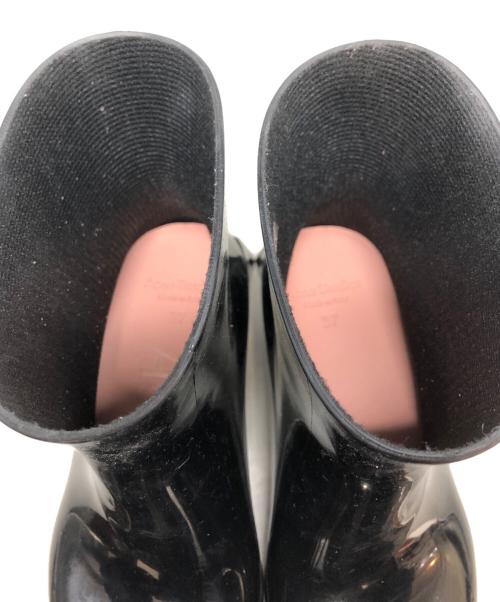 Acne studios（アクネ ストゥディオズ）Acne studios (アクネ ストゥディオズ) ロゴ ラバー アンクル ブーツ ブラック サイズ:SIZE 37の古着・服飾アイテム