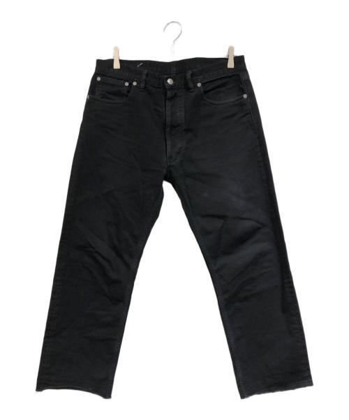 Maison Margiela（メゾンマルジェラ）Maison Margiela (メゾンマルジェラ) カットオフデニムパンツ ブラック サイズ:SIZE 31の古着・服飾アイテム
