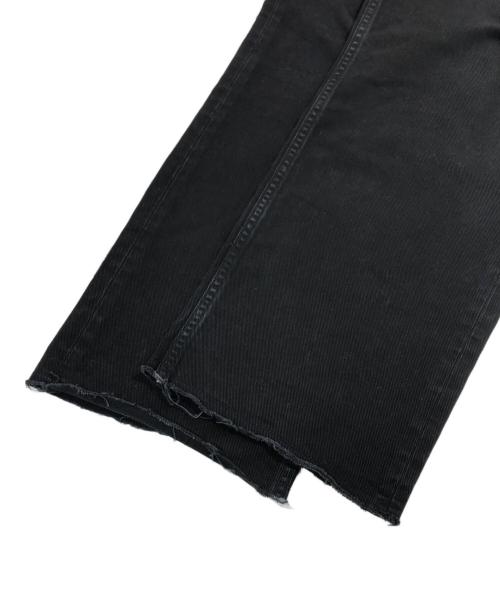 Maison Margiela（メゾンマルジェラ）Maison Margiela (メゾンマルジェラ) カットオフデニムパンツ ブラック サイズ:SIZE 31の古着・服飾アイテム