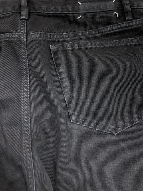 Maison Margiela（メゾンマルジェラ）Maison Margiela (メゾンマルジェラ) カットオフデニムパンツ ブラック サイズ:SIZE 31の古着・服飾アイテム