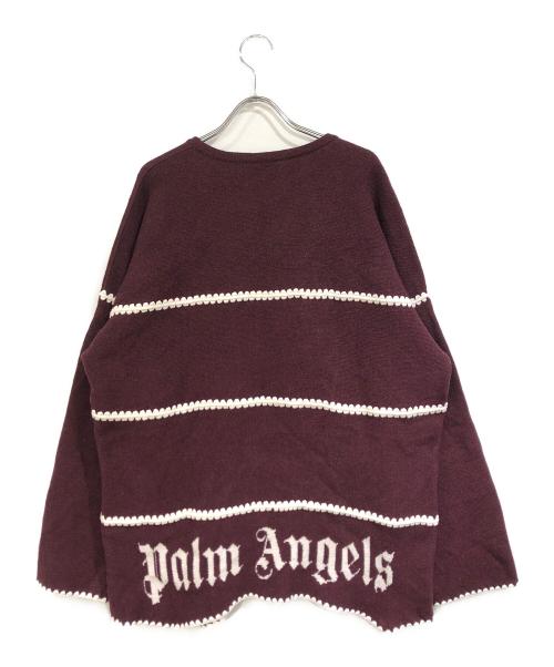 Palm Angels（パーム エンジェルス）Palm Angels (パーム エンジェルス) モノグラムニット レッド サイズ:XLの古着・服飾アイテム