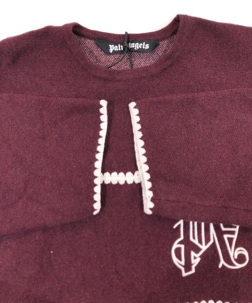 Palm Angels（パーム エンジェルス）Palm Angels (パーム エンジェルス) モノグラムニット レッド サイズ:XLの古着・服飾アイテム