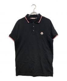 MONCLER（モンクレール）の古着「ポロシャツ」｜ブラック
