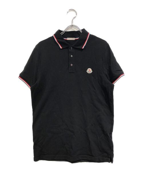 MONCLER（モンクレール）MONCLER (モンクレール) ポロシャツ ブラック サイズ:SIZE Sの古着・服飾アイテム