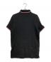 MONCLER (モンクレール) ポロシャツ ブラック サイズ:SIZE S：12000円