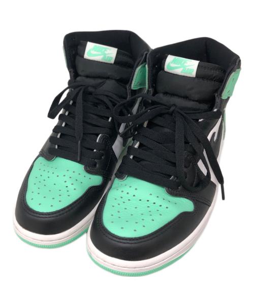 NIKE（ナイキ）NIKE (ナイキ) ハイカットスニーカー ブラック×グリーン サイズ:SIZE 27cmの古着・服飾アイテム