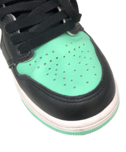 NIKE（ナイキ）NIKE (ナイキ) ハイカットスニーカー ブラック×グリーン サイズ:SIZE 27cmの古着・服飾アイテム