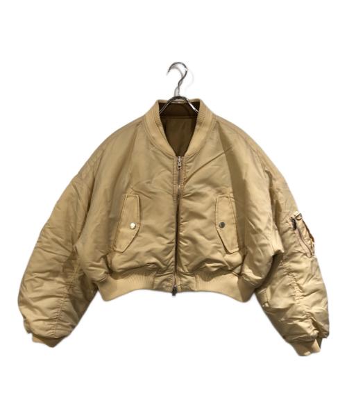 MAISON SPECIAL（メゾンスペシャル）MAISON SPECIAL (メゾンスペシャル) Multiway Short Length MA-1 ベージュ サイズ:SIZE Freeの古着・服飾アイテム