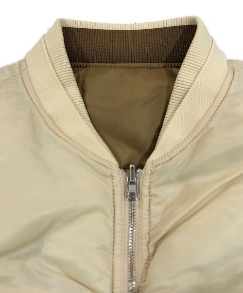 MAISON SPECIAL（メゾンスペシャル）MAISON SPECIAL (メゾンスペシャル) Multiway Short Length MA-1 ベージュ サイズ:SIZE Freeの古着・服飾アイテム