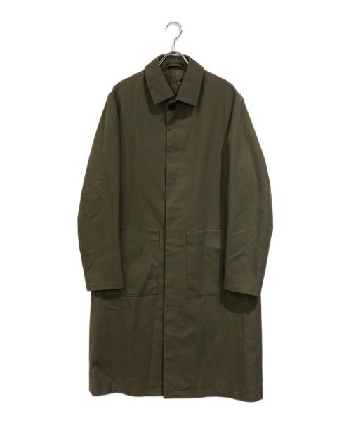 LE PAR-DESSUS（ル パーデッシュ）LE PAR-DESSUS (ル パーデッシュ) ステンカラーコート グリーン サイズ:SIZE 48の古着・服飾アイテム