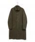 LE PAR-DESSUS（ル パーデッシュ）の古着「ステンカラーコート」｜グリーン