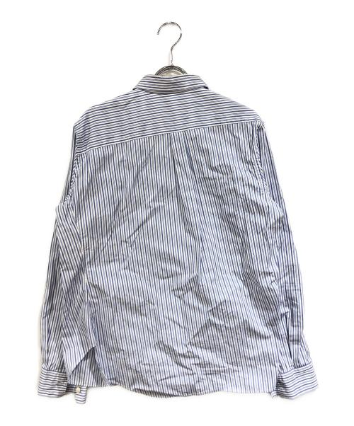 COMME des GARCONS（コムデギャルソン）COMME des GARCONS (コムデギャルソン) ストライプシャツ ブルー サイズ:Mの古着・服飾アイテム