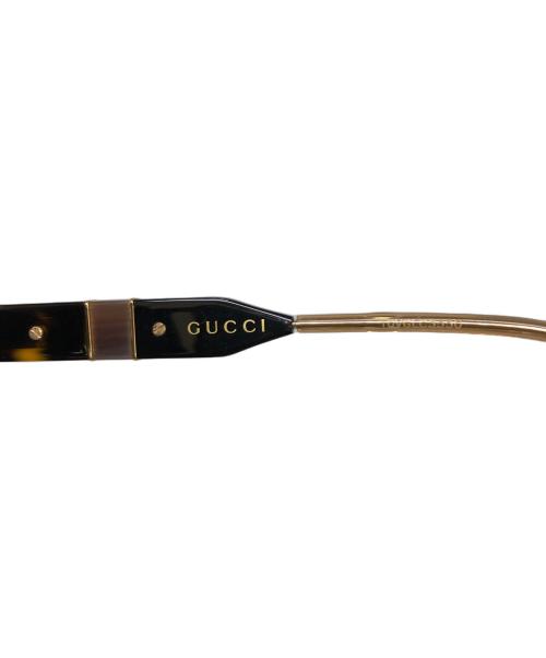 GUCCI（グッチ）GUCCI (グッチ) ウェリントンサングラス ブラックの古着・服飾アイテム