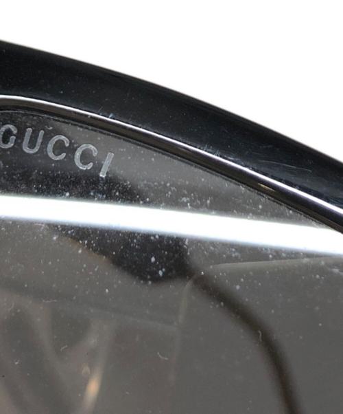 GUCCI（グッチ）GUCCI (グッチ) ウェリントンサングラス ブラックの古着・服飾アイテム