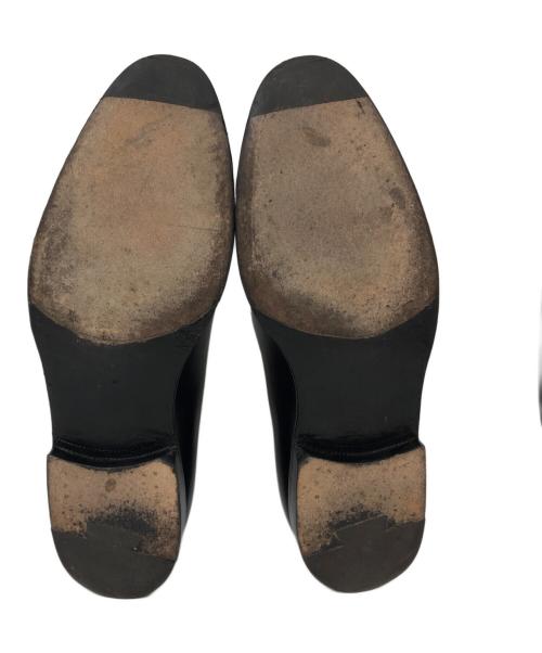 F.LLI Giacometti（フラテッリ ジャコメッティ）F.LLI Giacometti (フラテッリ ジャコメッティ) カーフレザーホールカットローファー ブラック サイズ:SIZE 38の古着・服飾アイテム