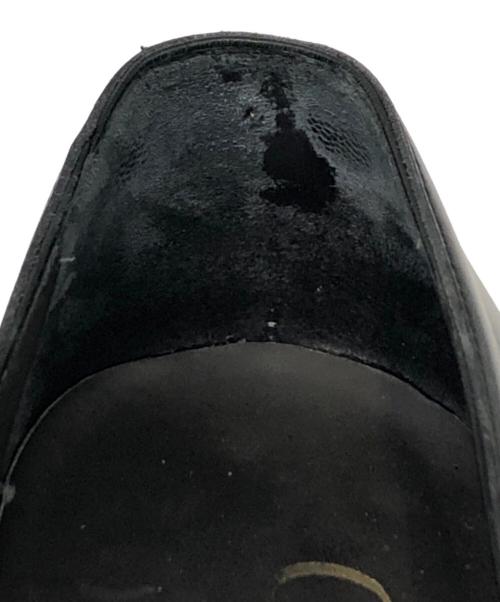 F.LLI Giacometti（フラテッリ ジャコメッティ）F.LLI Giacometti (フラテッリ ジャコメッティ) カーフレザーホールカットローファー ブラック サイズ:SIZE 38の古着・服飾アイテム