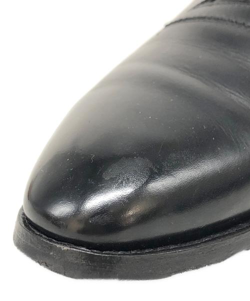 F.LLI Giacometti（フラテッリ ジャコメッティ）F.LLI Giacometti (フラテッリ ジャコメッティ) カーフレザーホールカットローファー ブラック サイズ:SIZE 38の古着・服飾アイテム